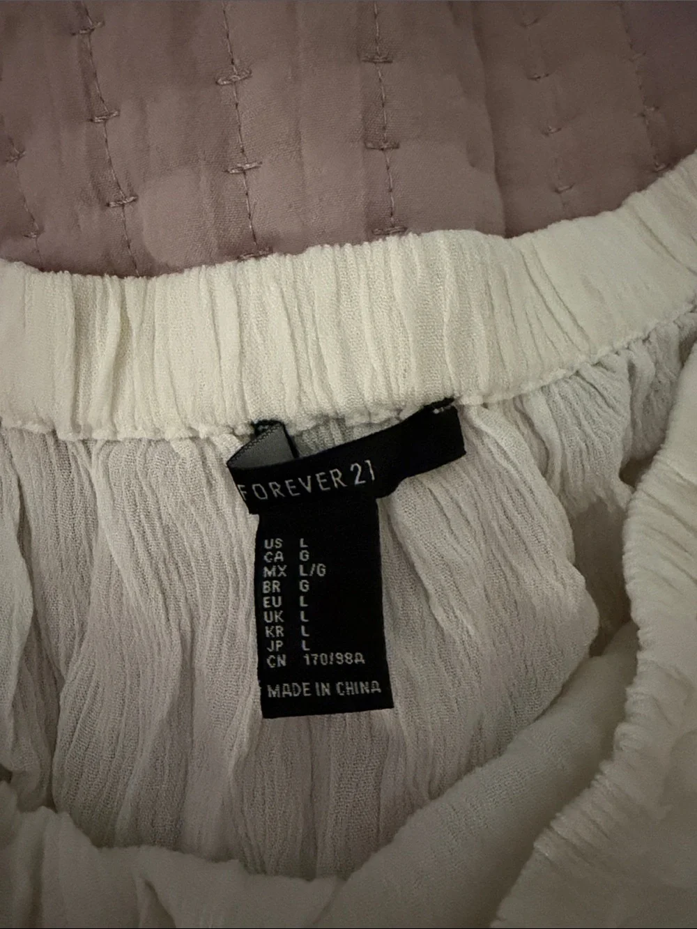 White Off-Shoulder Ruffle Crop Top - Picture 3 of 4